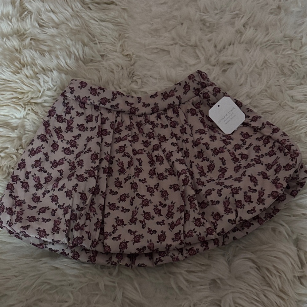 Altar’d State Floral Print Women's Bubble Skirt